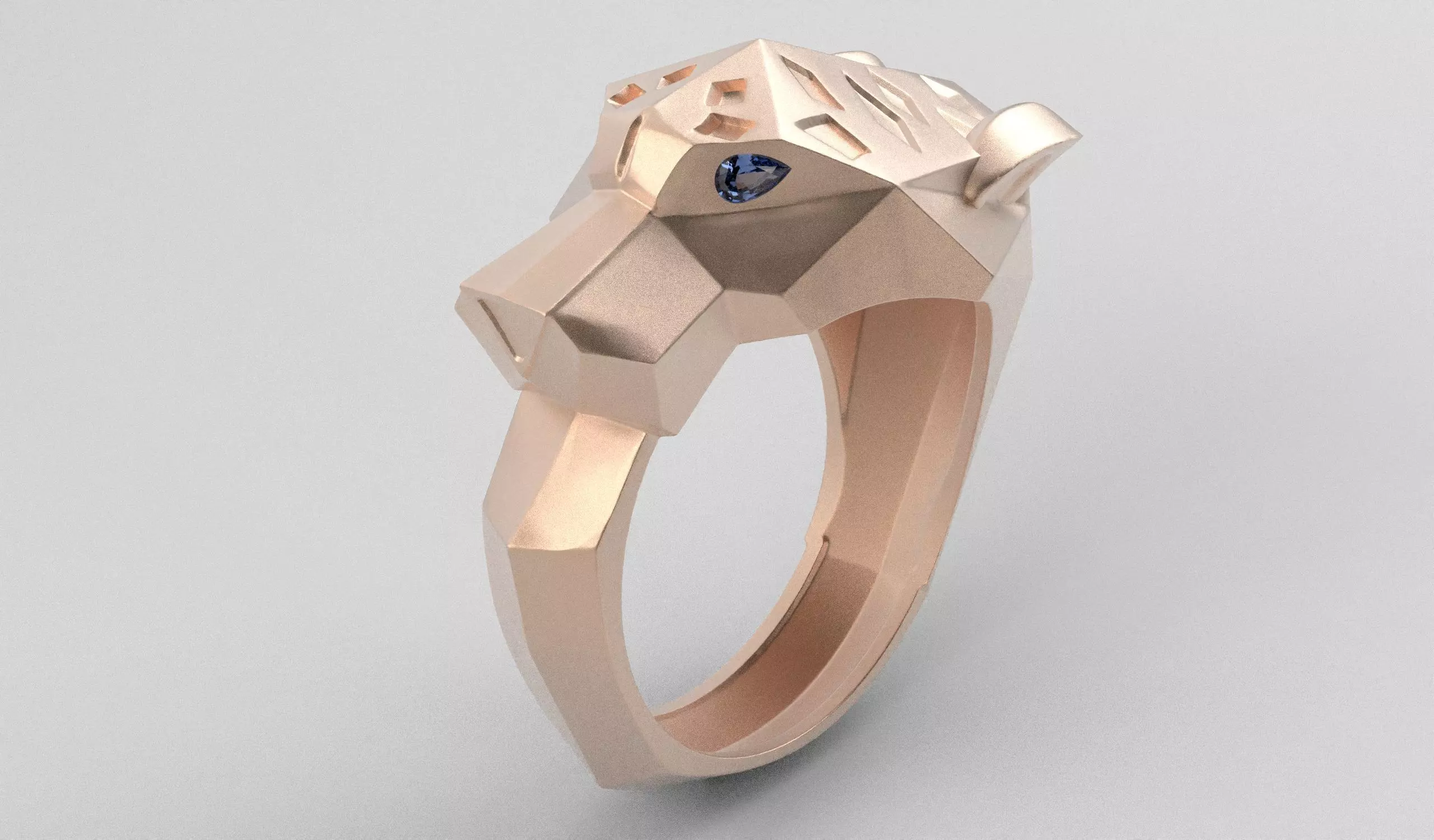 PHANTER RING - ANILLO PANTERA 3D print model_12