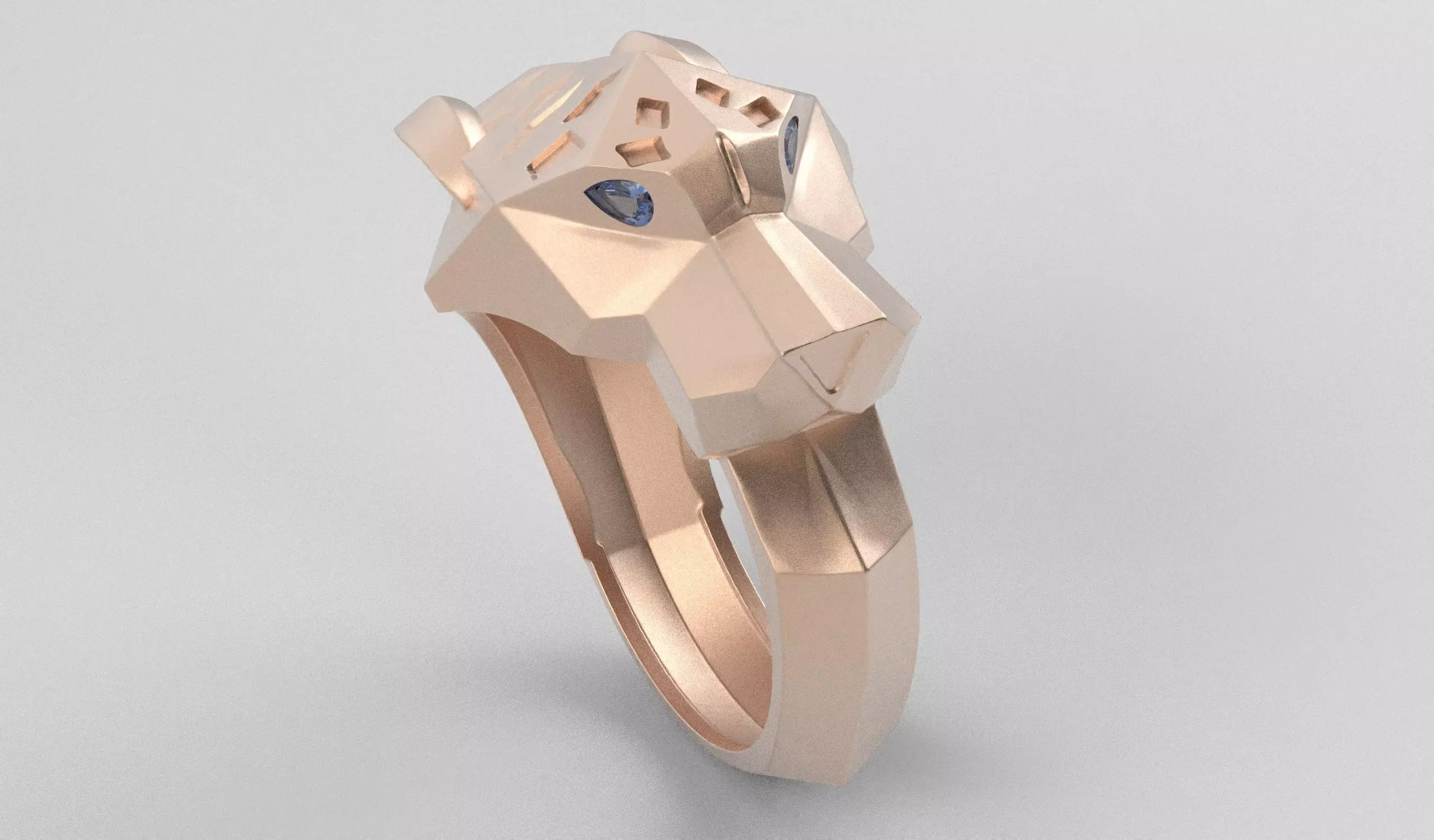 PHANTER RING - ANILLO PANTERA 3D print model_27