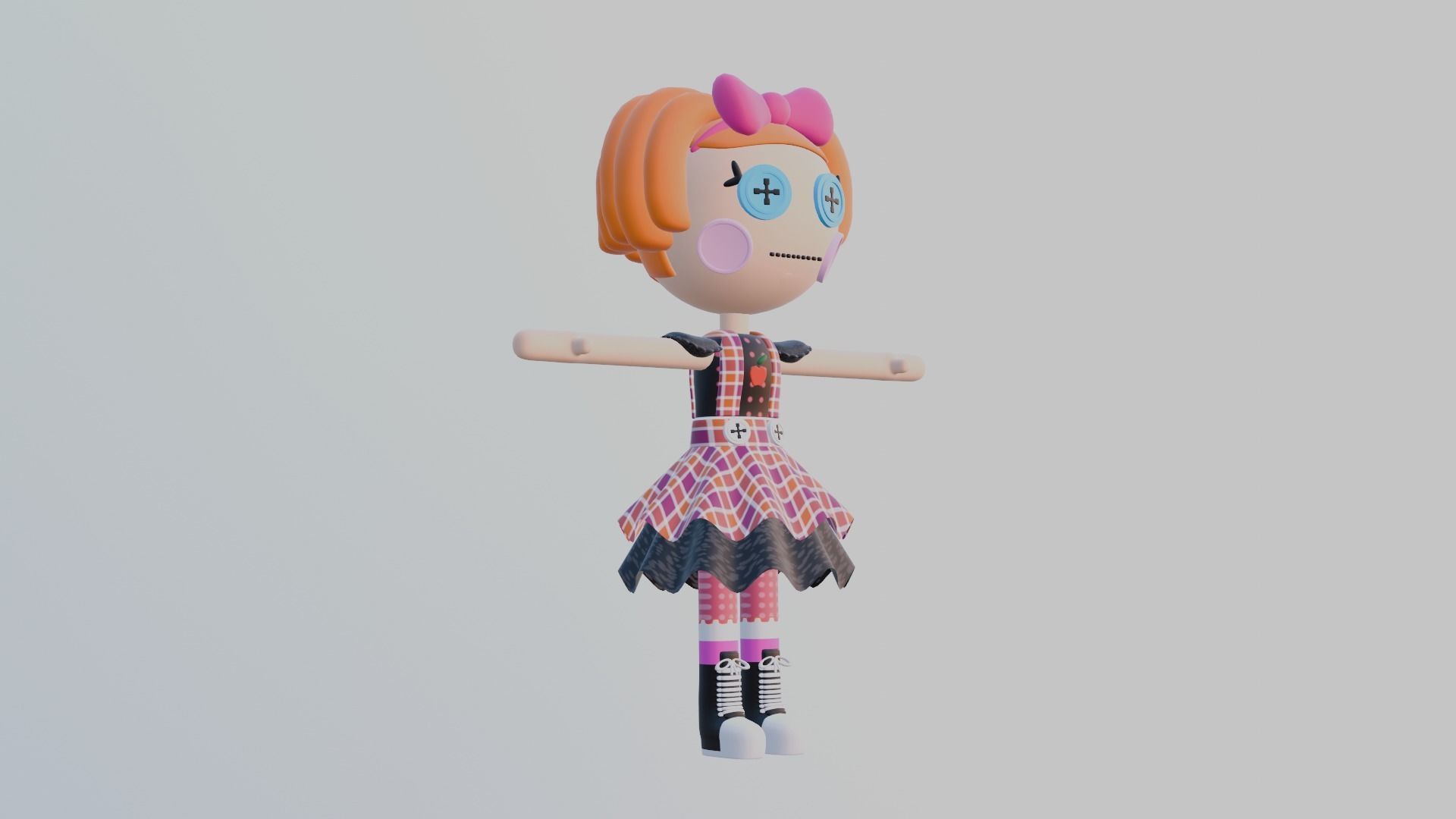 Lalaloopsy Bea Spells A Lot free 3D model rigged | CGTrader