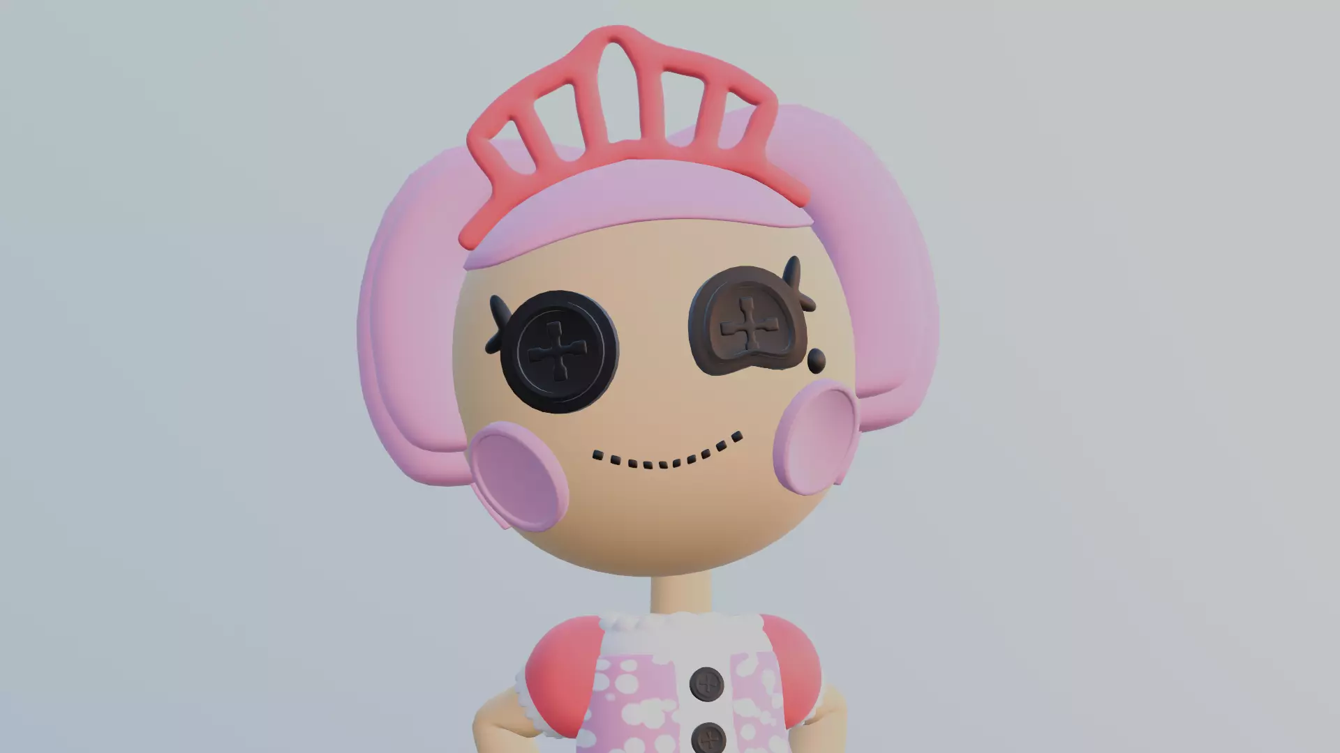 Lalaloopsy Jewel Sparkles Free 3D model