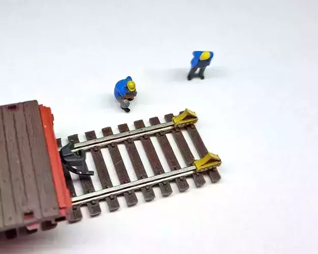 N Scale Wheel Bumper Free 3D model