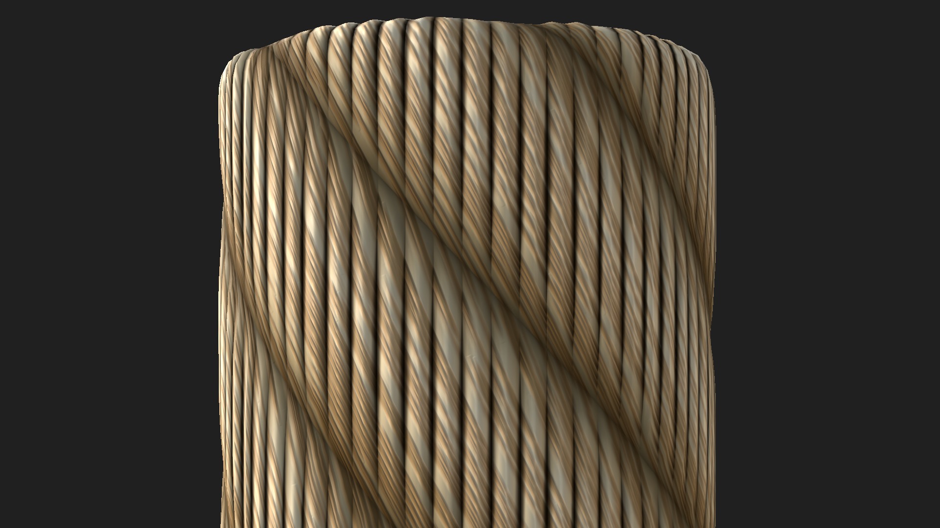 Seamless PBR rope material Texture_1