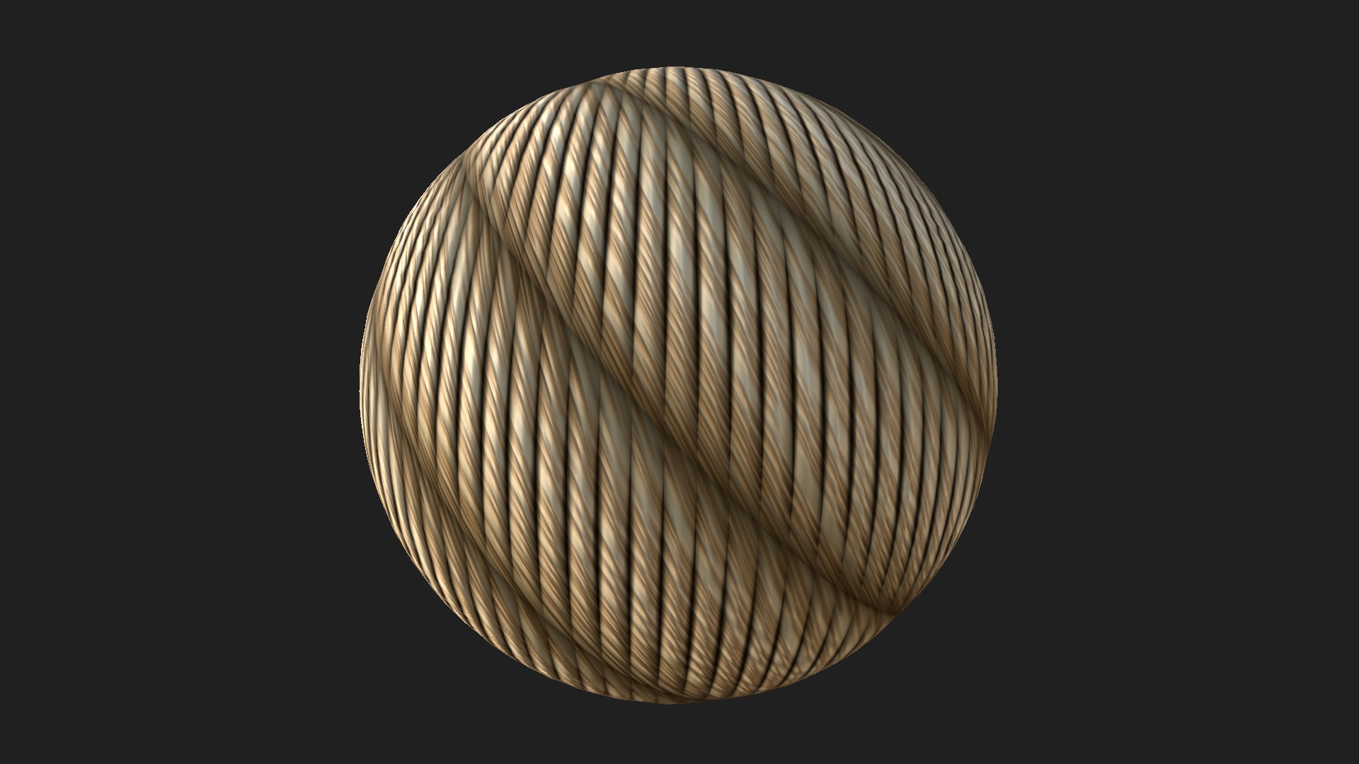 Seamless PBR rope material Texture_4