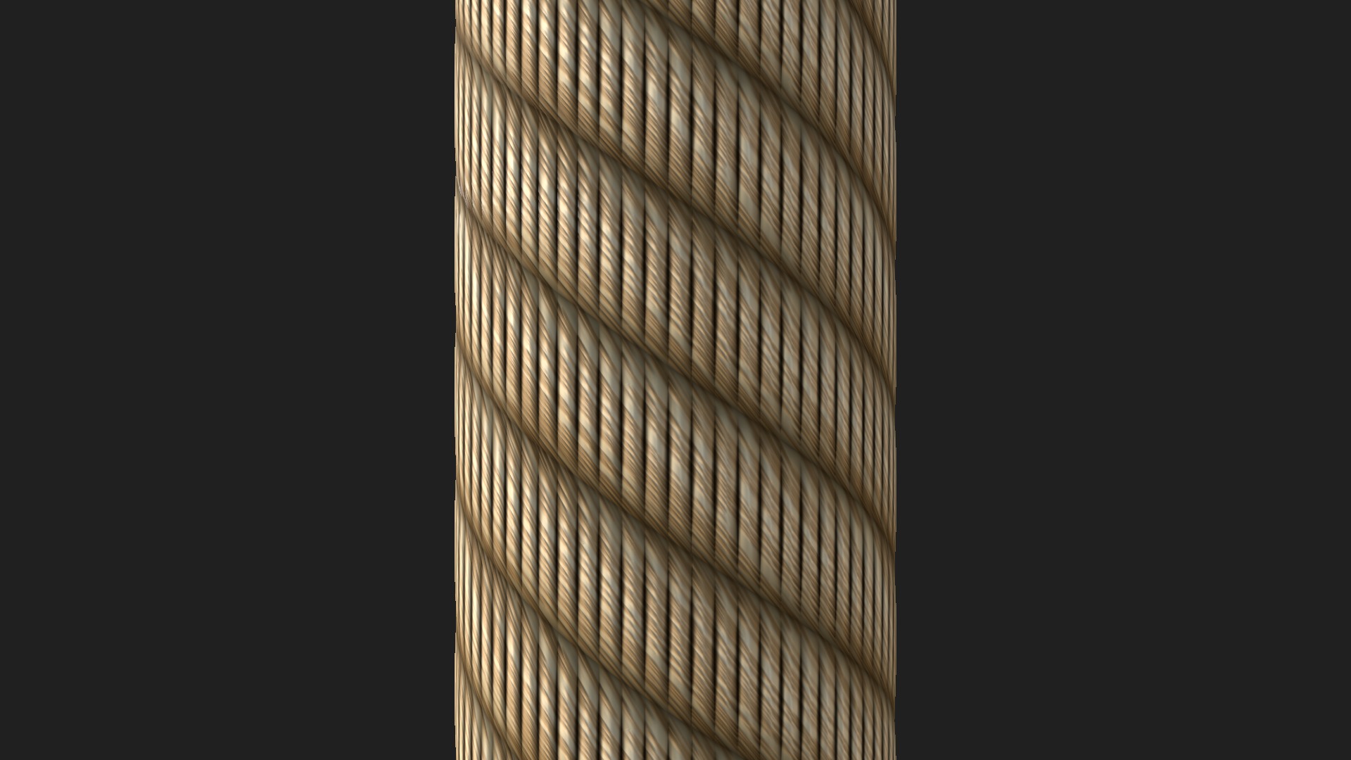 Seamless PBR rope material Texture_3