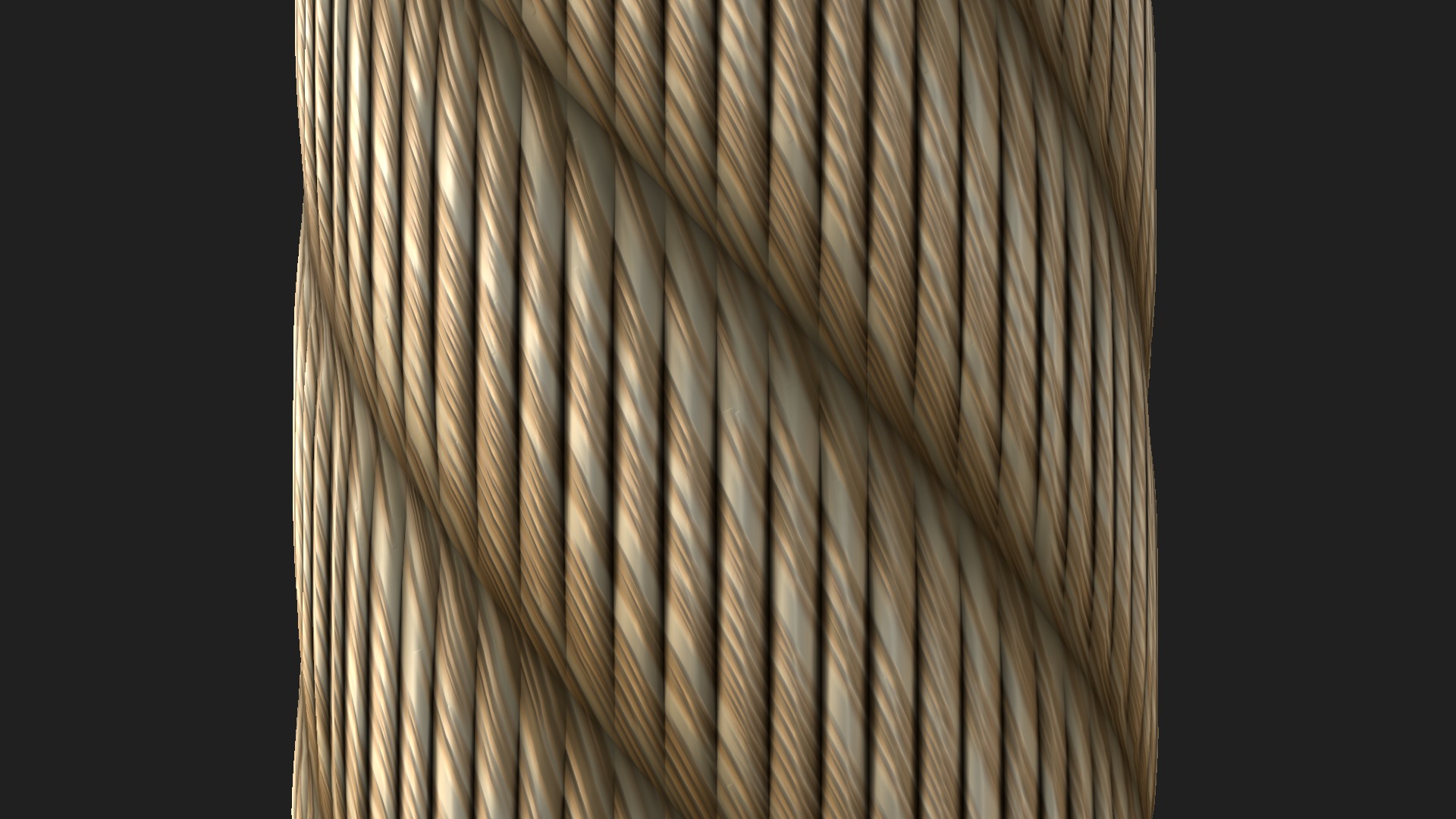 Seamless PBR rope material Texture_2