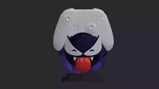 GASTLY JOYSTICK HOLDER POKEMON 3D print model