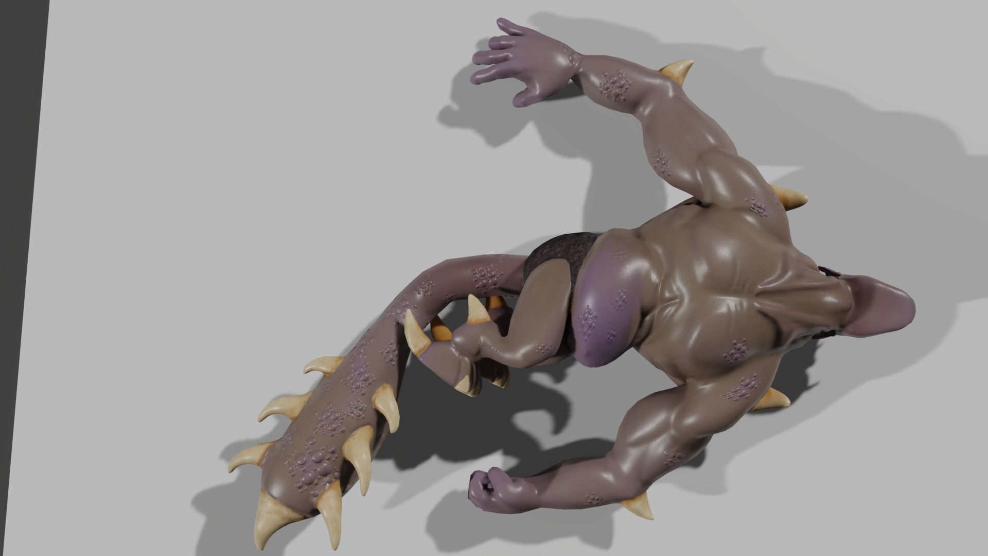 Thraxor the Venomous Brute Low-poly 3D model_10