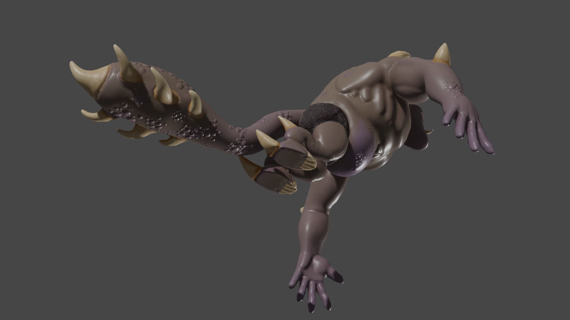 Thraxor the Venomous Brute Low-poly 3D model_3