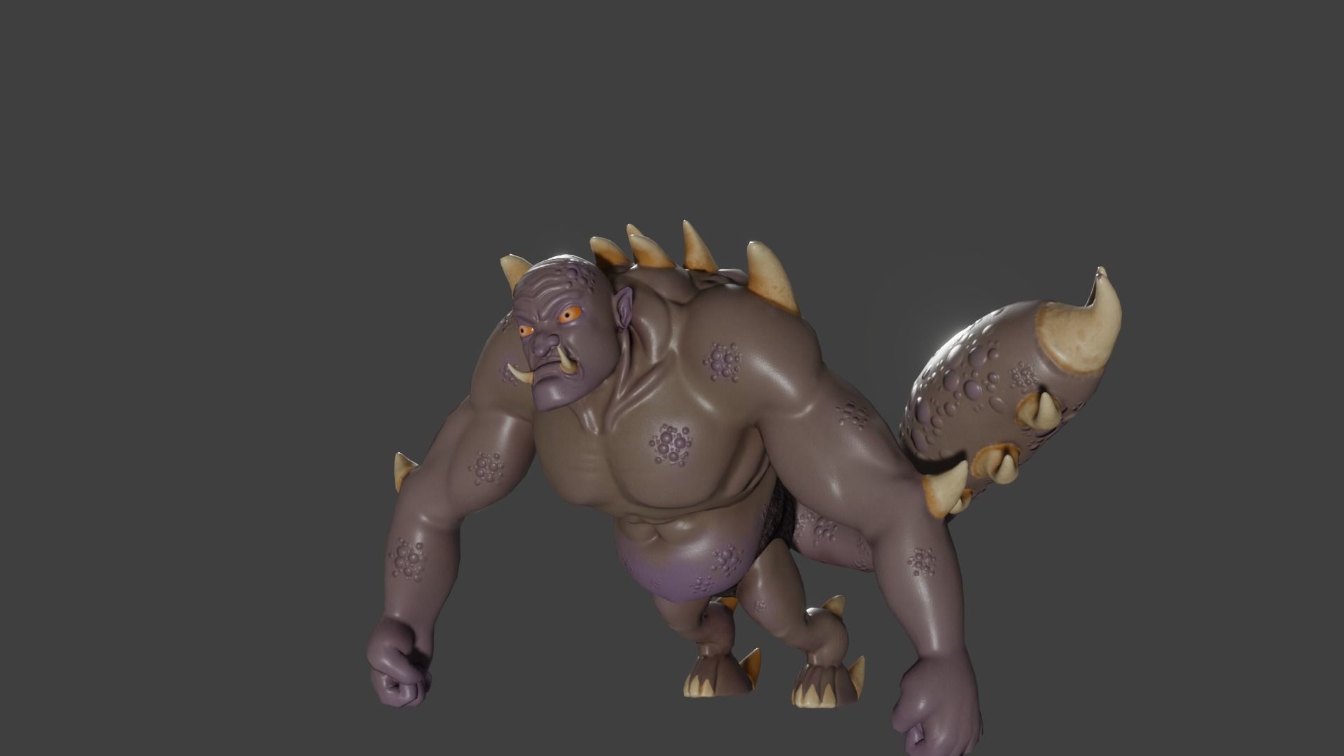Thraxor the Venomous Brute Low-poly 3D model_4
