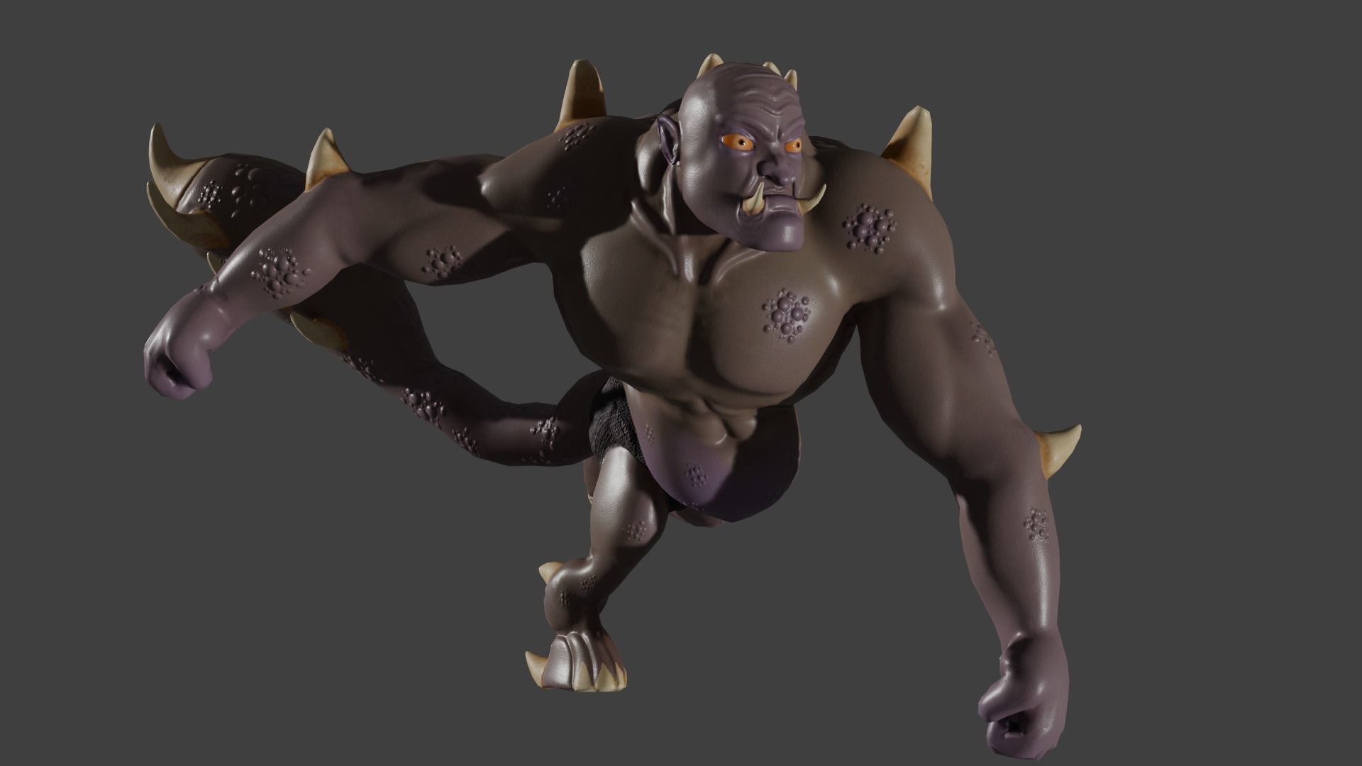 Thraxor the Venomous Brute Low-poly 3D model_11