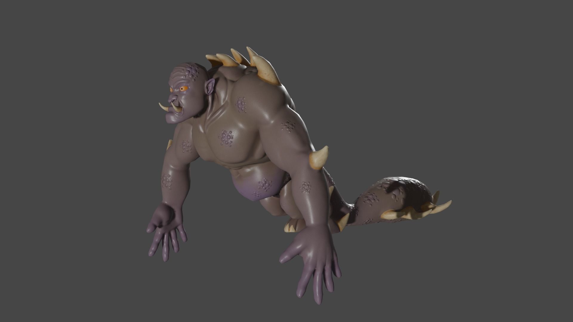 Thraxor the Venomous Brute Low-poly 3D model_2