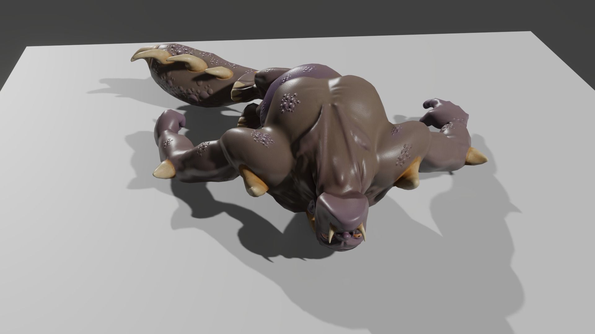 Thraxor the Venomous Brute Low-poly 3D model_9