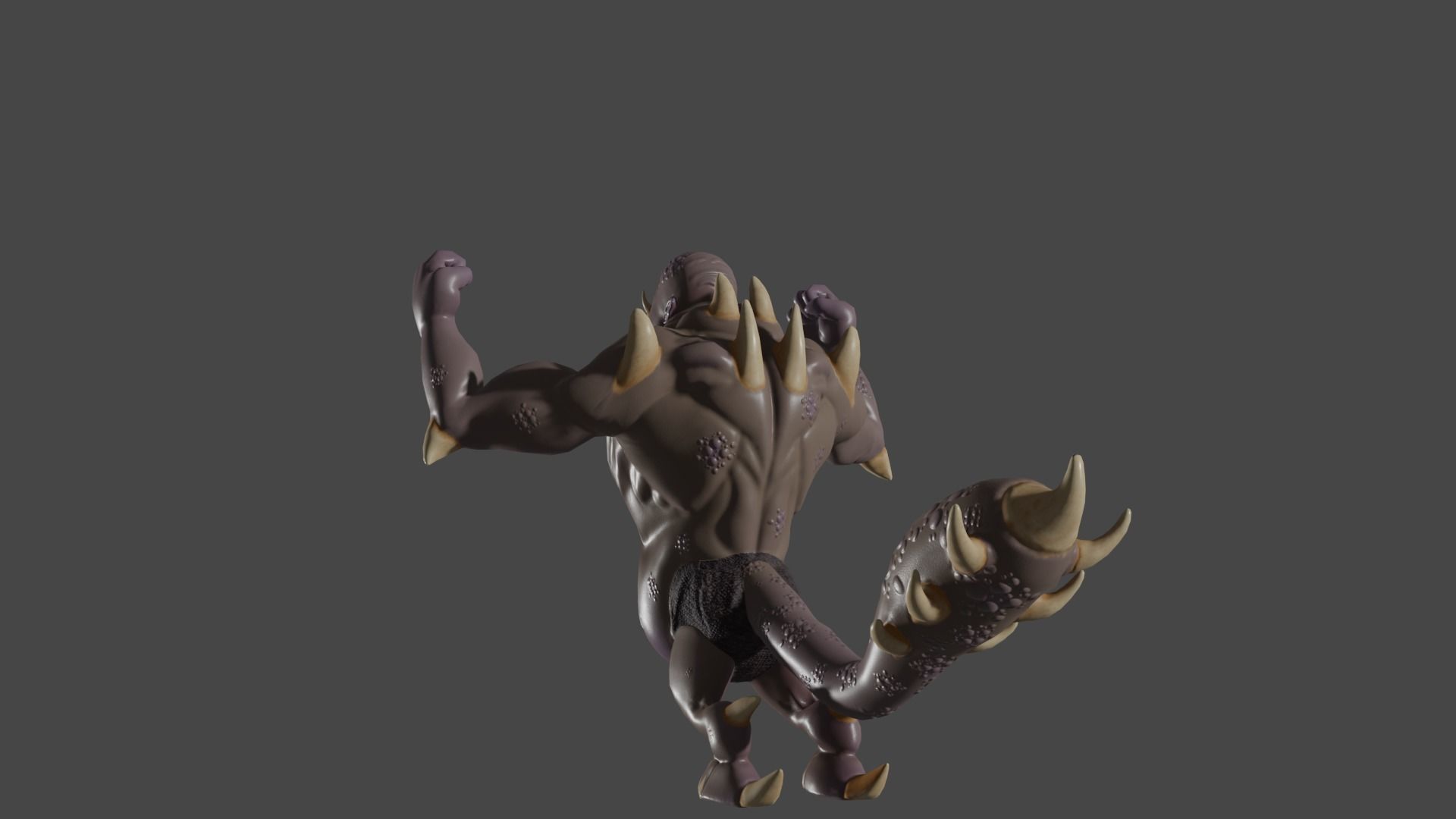 Thraxor the Venomous Brute Low-poly 3D model_8