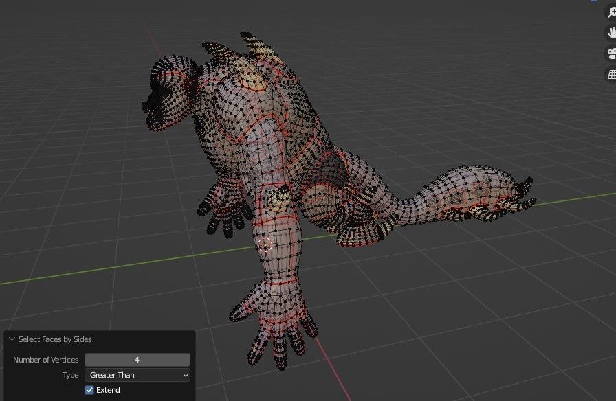 Thraxor the Venomous Brute Low-poly 3D model_17
