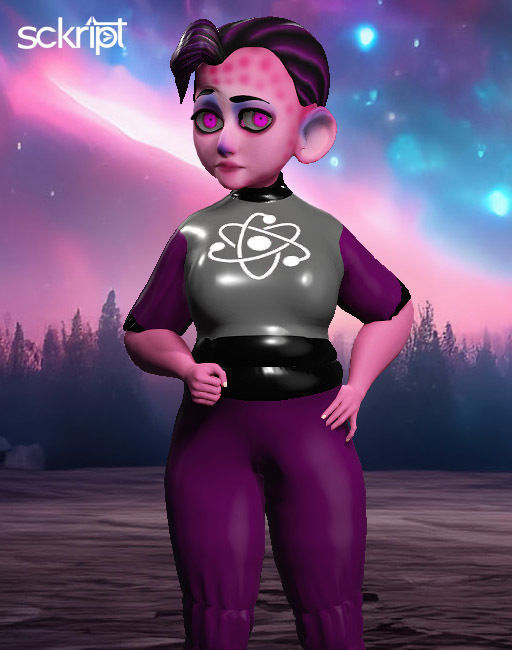 Sckript Toon Series Science-fiction collection The Engineer Low-poly 3D model_2