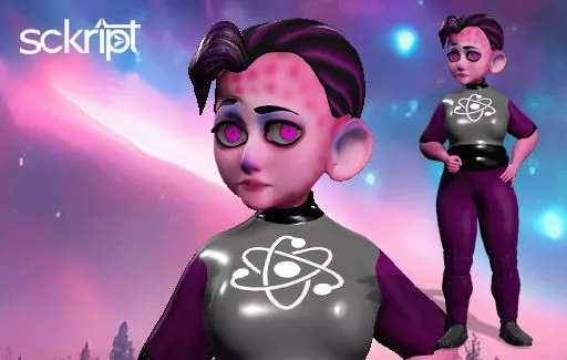 Sckript Toon Series Science-fiction collection The Engineer Low-poly 3D model_0