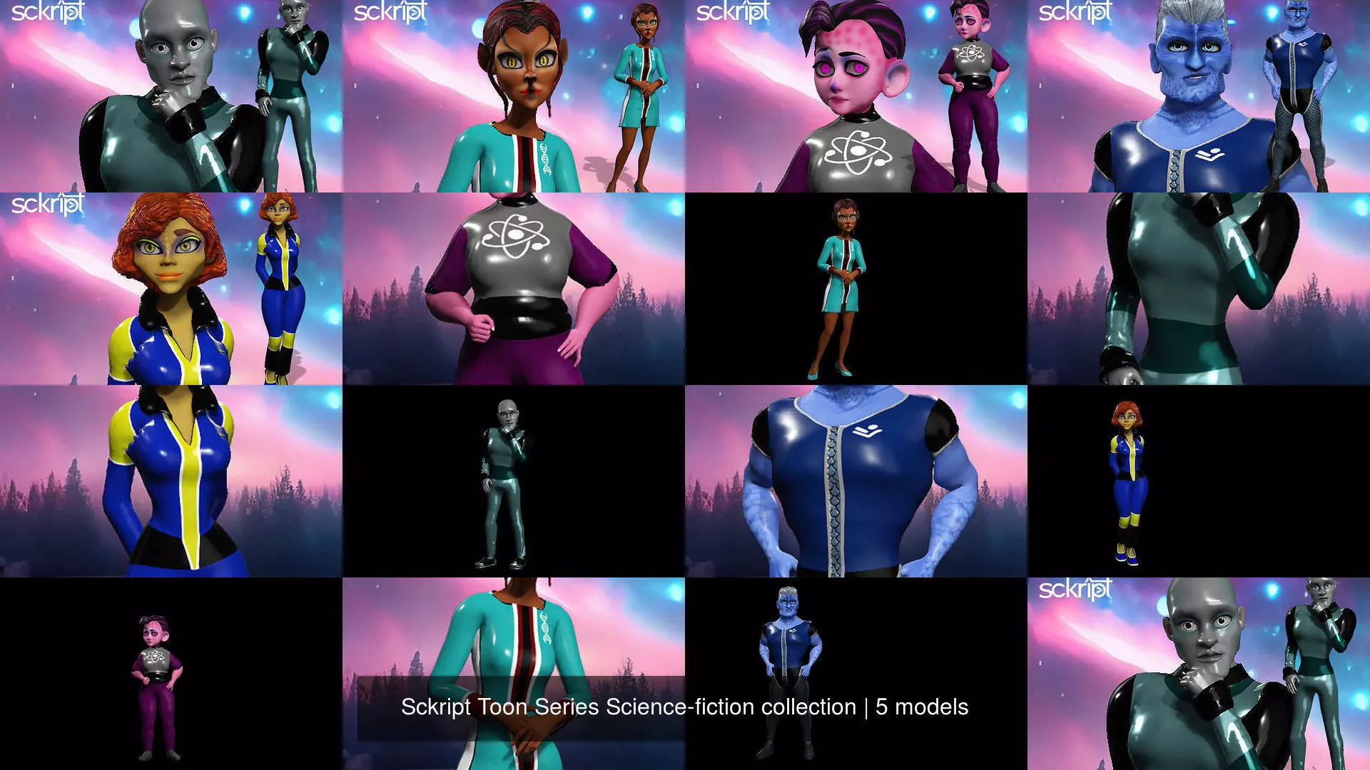 Sckript Toon Series Science-fiction collection _2