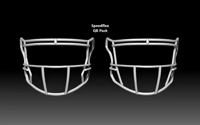 Facemask Quarterback Pack for Riddell SPEEDFLEX helmet