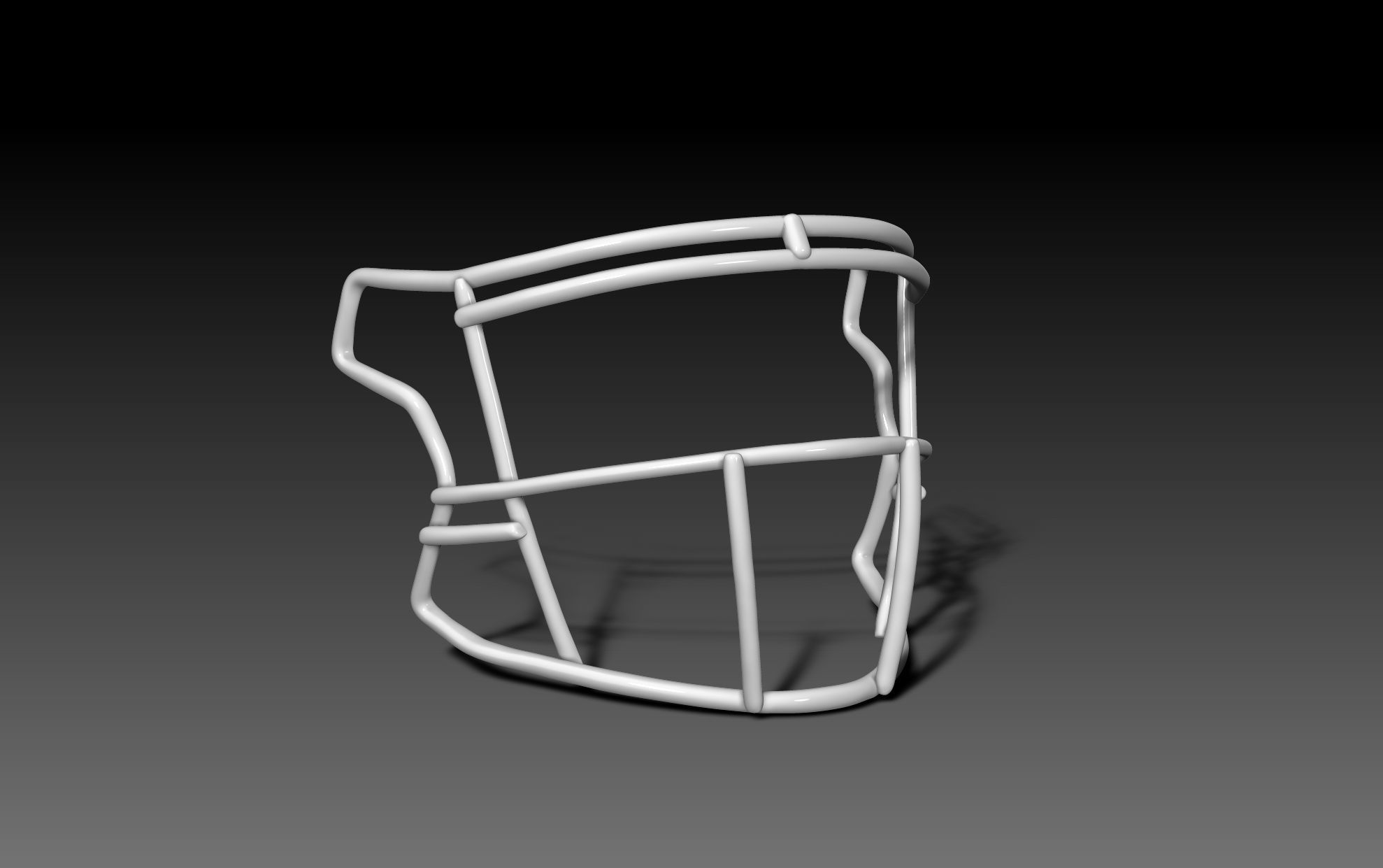 Facemask Quarterback Pack for Riddell SPEEDFLEX helmet 3D print model_5