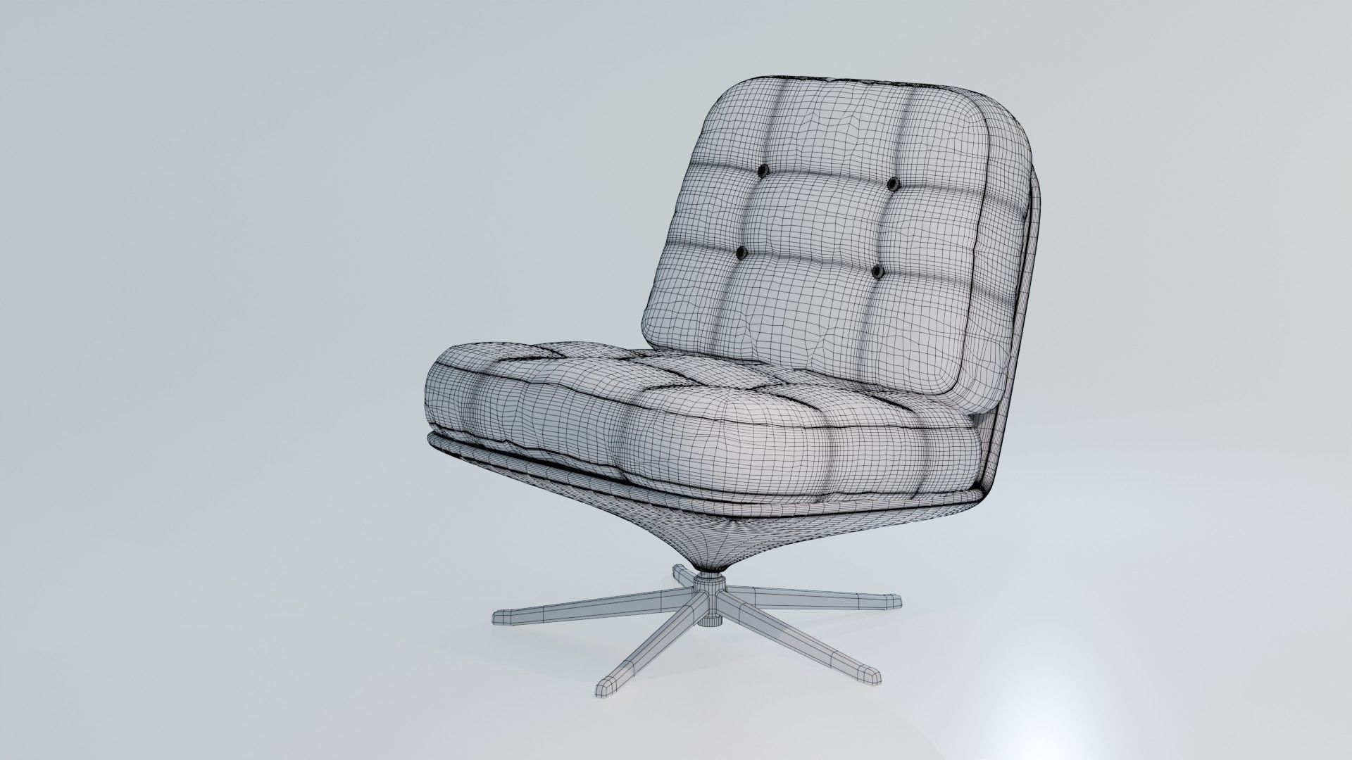 Ikea Dyvlinge Swivel Chair 3D model | CGTrader