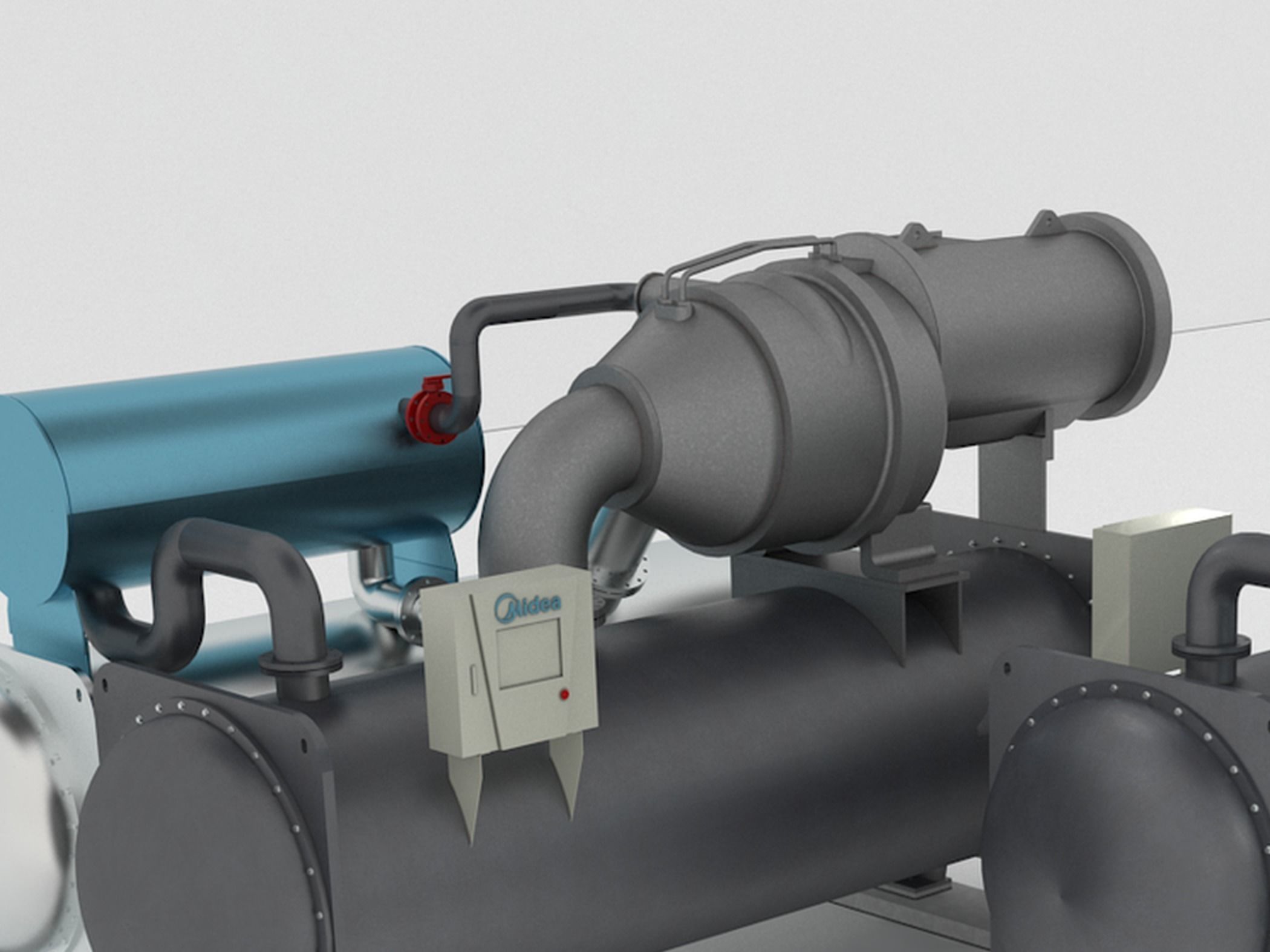 Film Centrifugal Midea Efficiency Unit 3D model_3