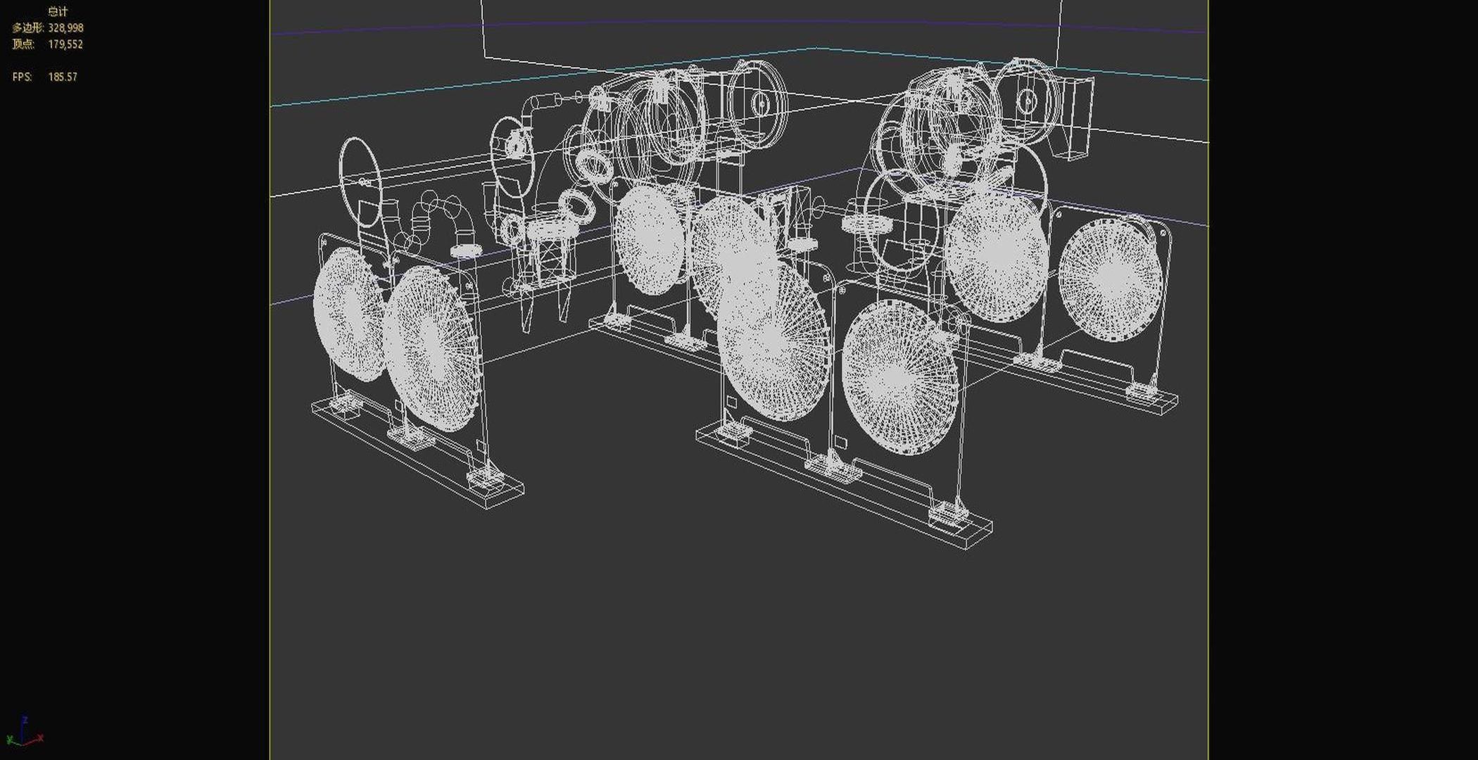 Film Centrifugal Midea Efficiency Unit 3D model_5