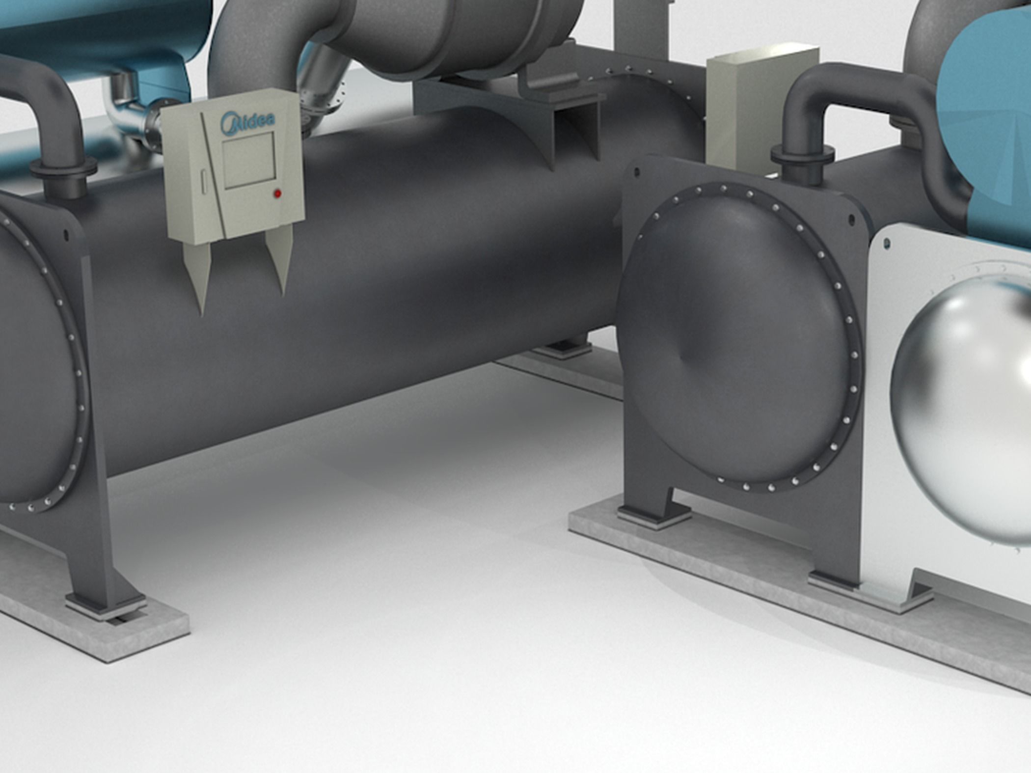 Film Centrifugal Midea Efficiency Unit 3D model_2
