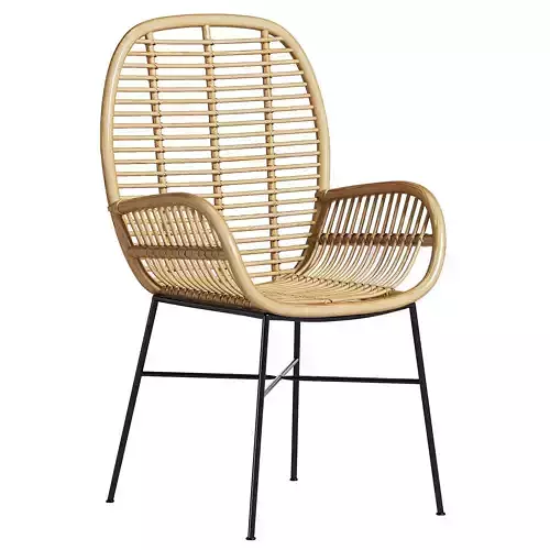 Lily Rattan Armchair