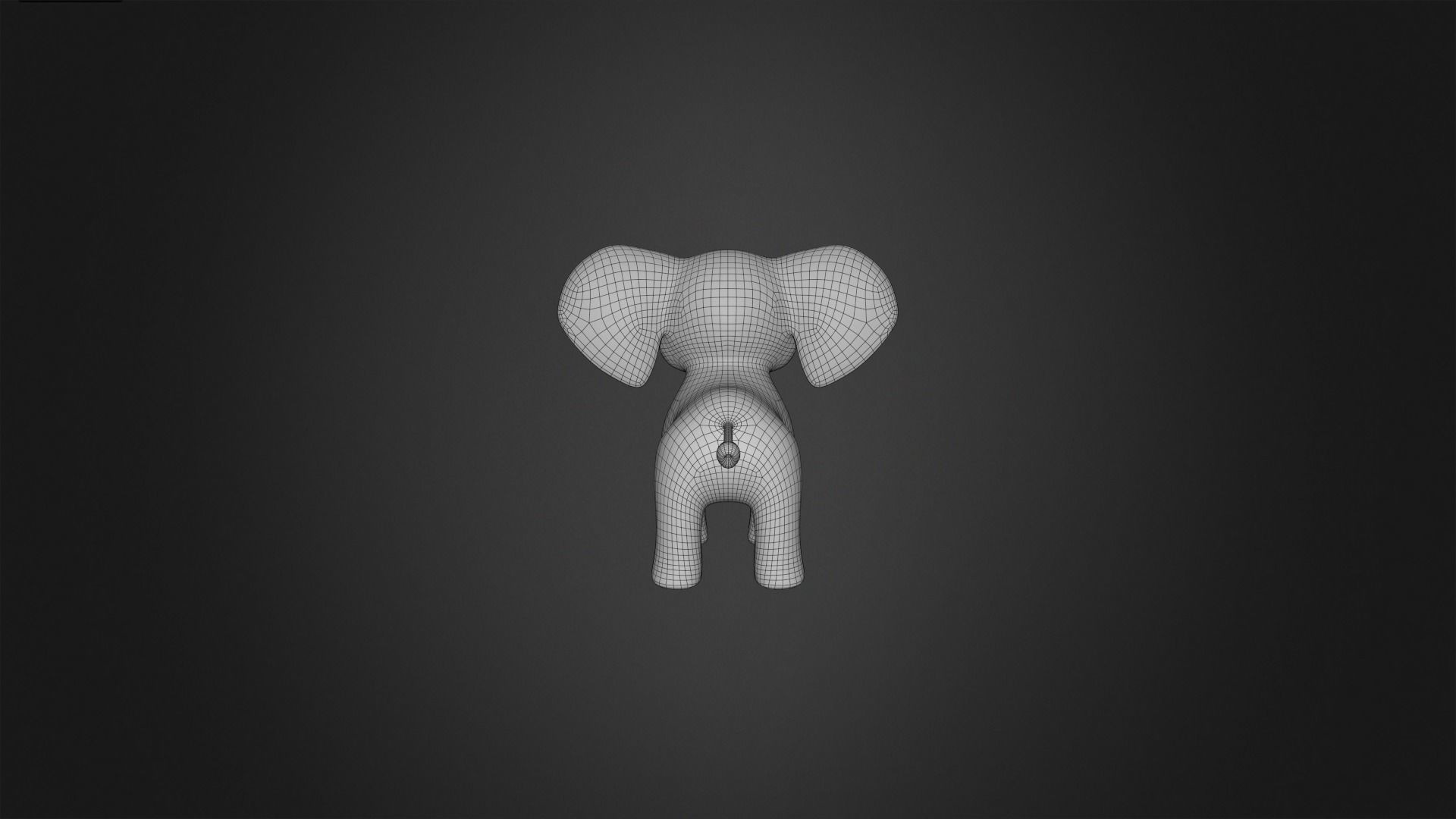Asset - Cartoons - Animal Elephant Rigged 3D model_11