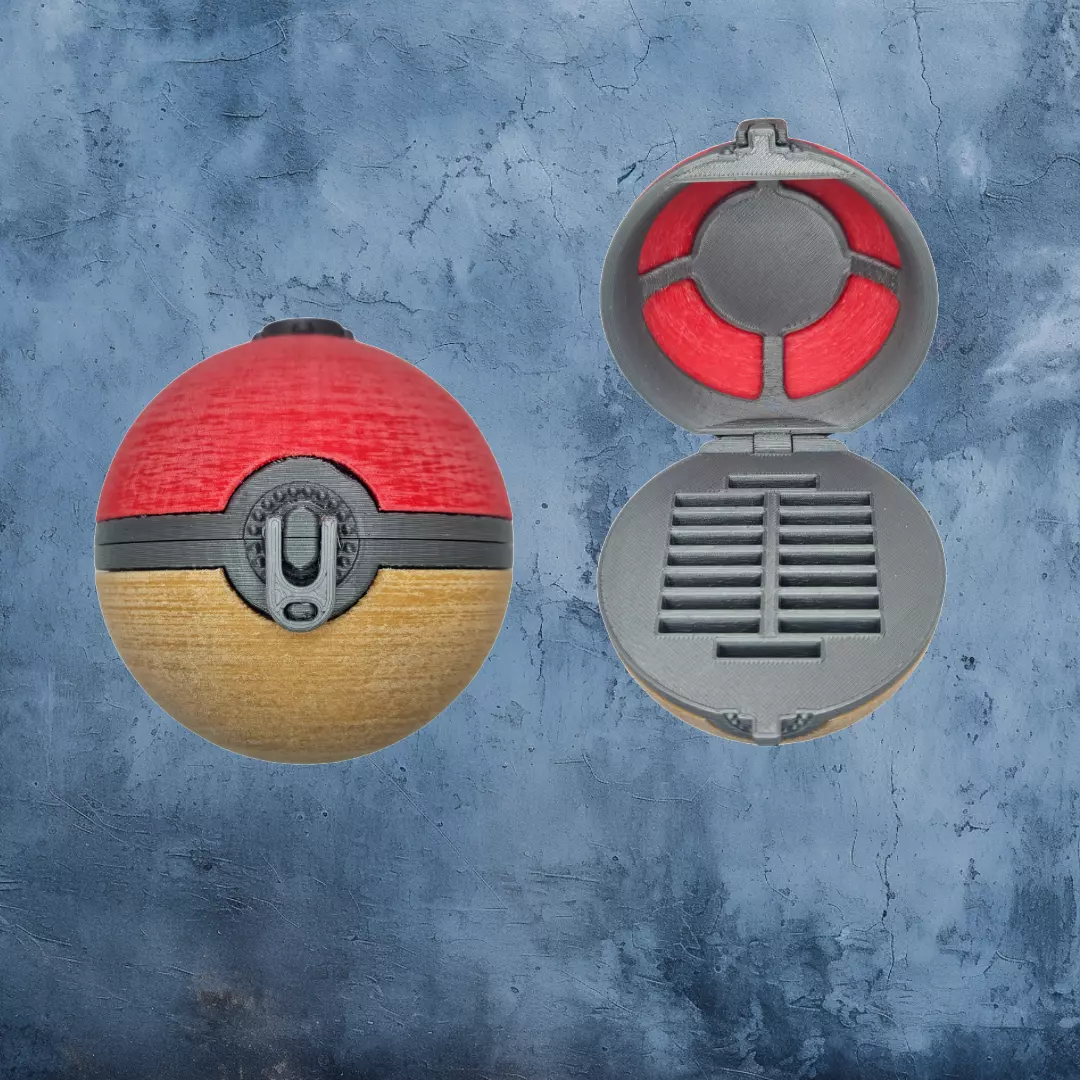 Ancient Pokeball Nintendo Switch Game Holder 3D print model_0