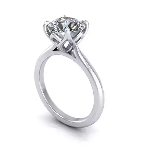 Solitaire Women Diamond Wedding Ring R156