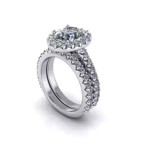 Matching Diamond Wedding Ring R184