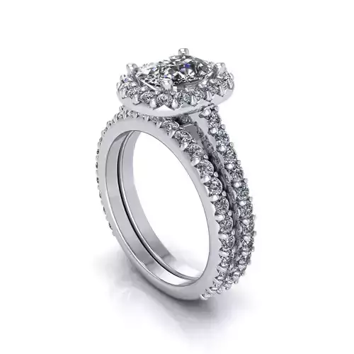 Matching Women Diamond wedding Ring R185