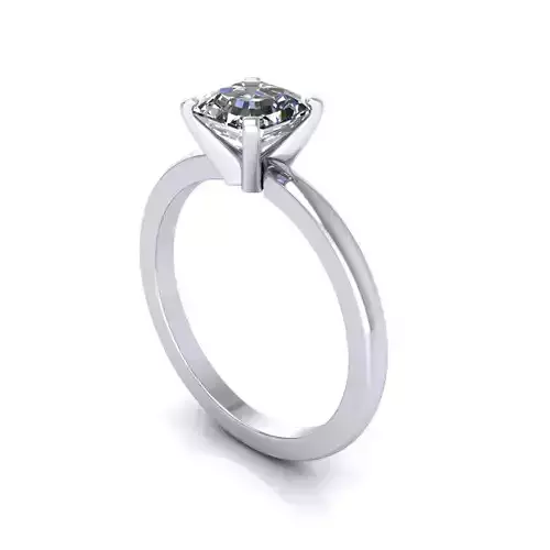 Solitaire Women Diamond  Wedding Ring R51