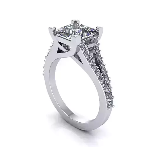 Solitaire Diamond Women Fashion Ring R149