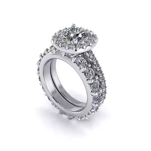 Matching Diamond Wedding Ring R166
