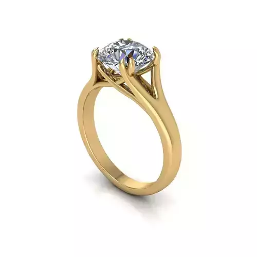 Solitaire Women Diamond  Engagement Ring R172