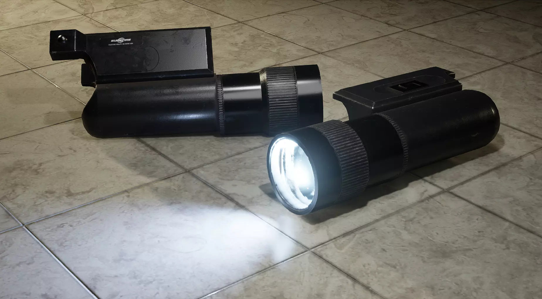 Surefire 310R Weapon Light - 45 ACP Low-poly 3D model_0