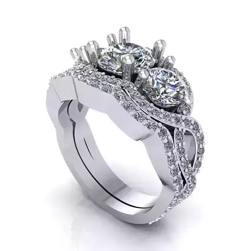 Matching Women Diamond Fashion Ring R149