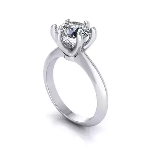 Solitaire Women Diamond Wedding Ring R165