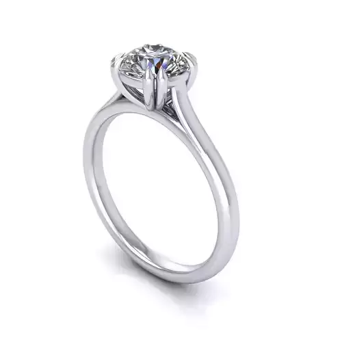 Solitaire Diamond Wedding Ring R140