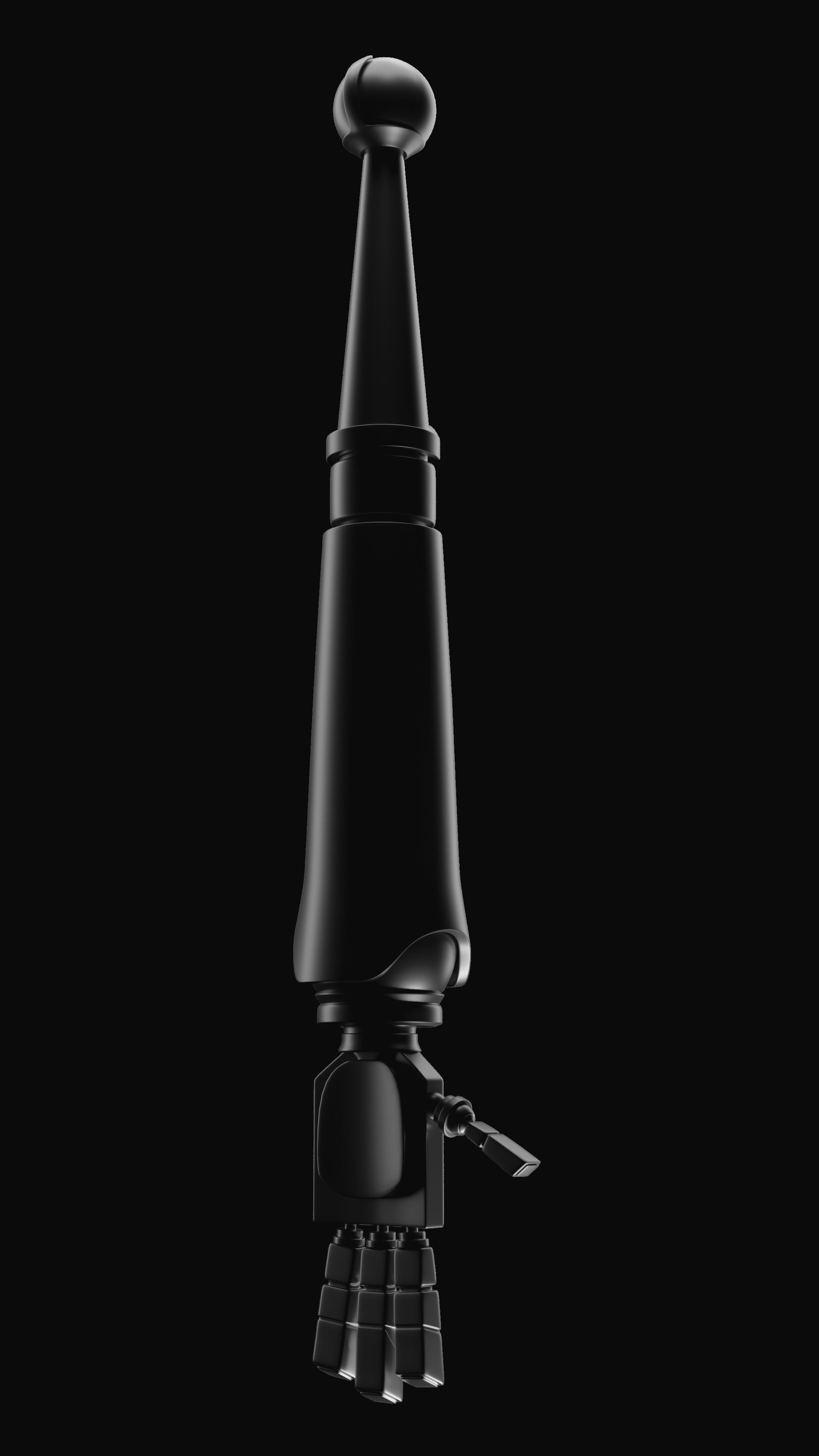 Stray Robot High Poly Low Poly model Low-poly 3D model_6