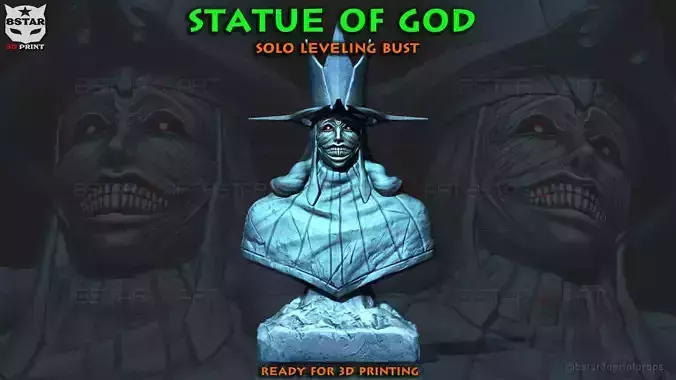 Statue of God - Solo Leveling Bust 3D print model