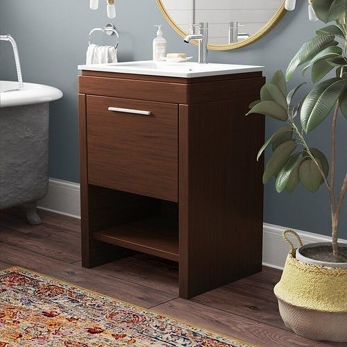 Kaleb Single Bathroom Vanity Set 3D model