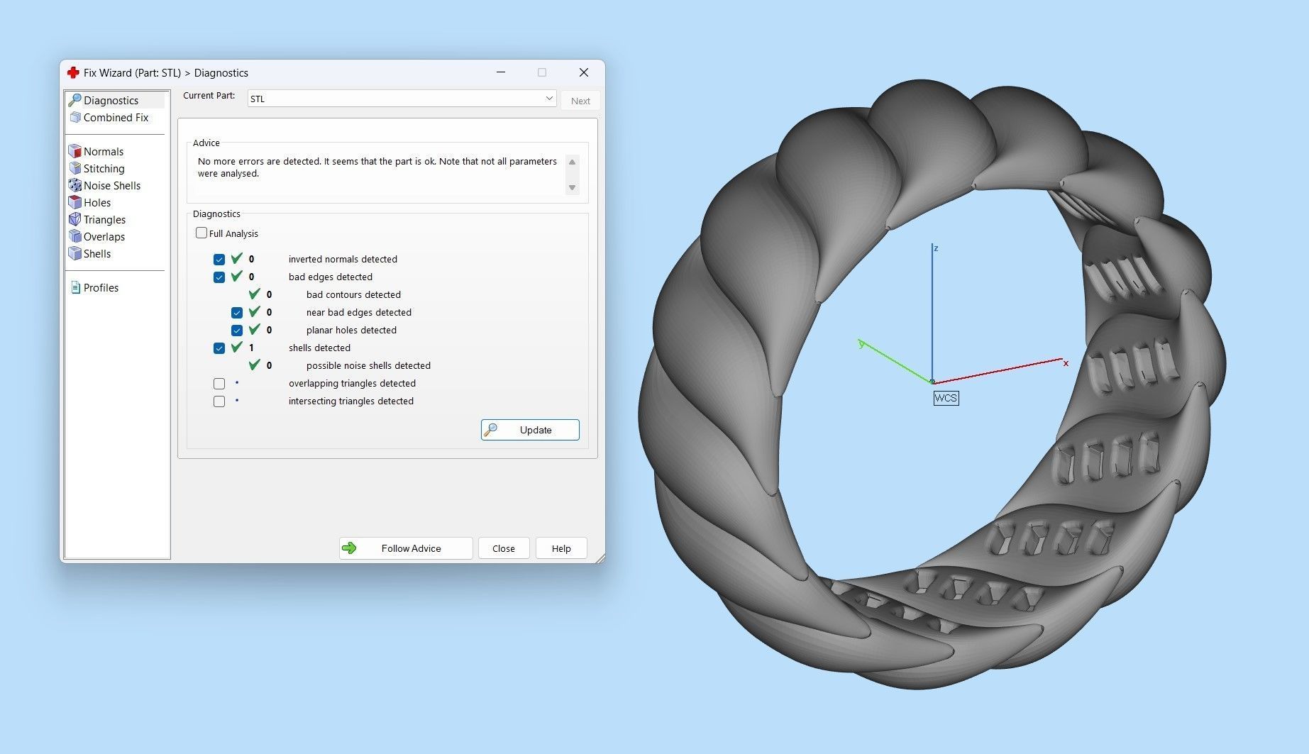 Lustrous harmony ring 3D print model_11