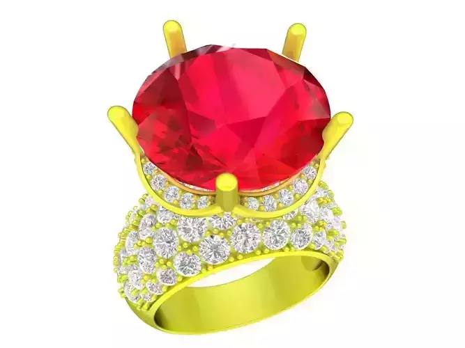 A7555 New Design Asian Diamond Fashion Women Ring