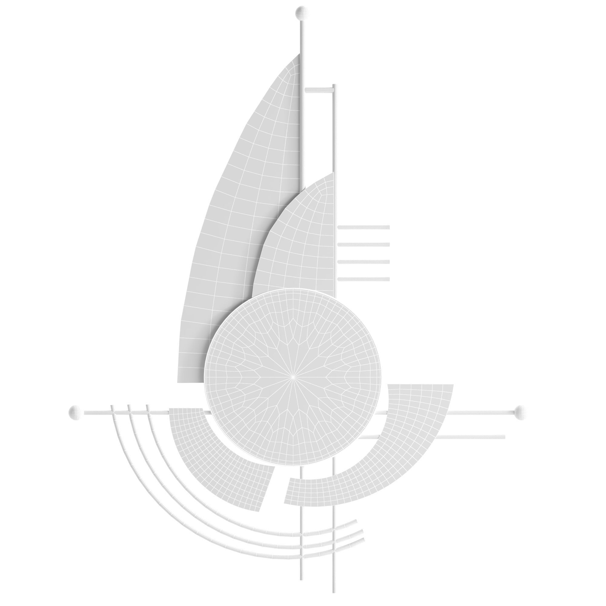 wall clock 51 3D model_3