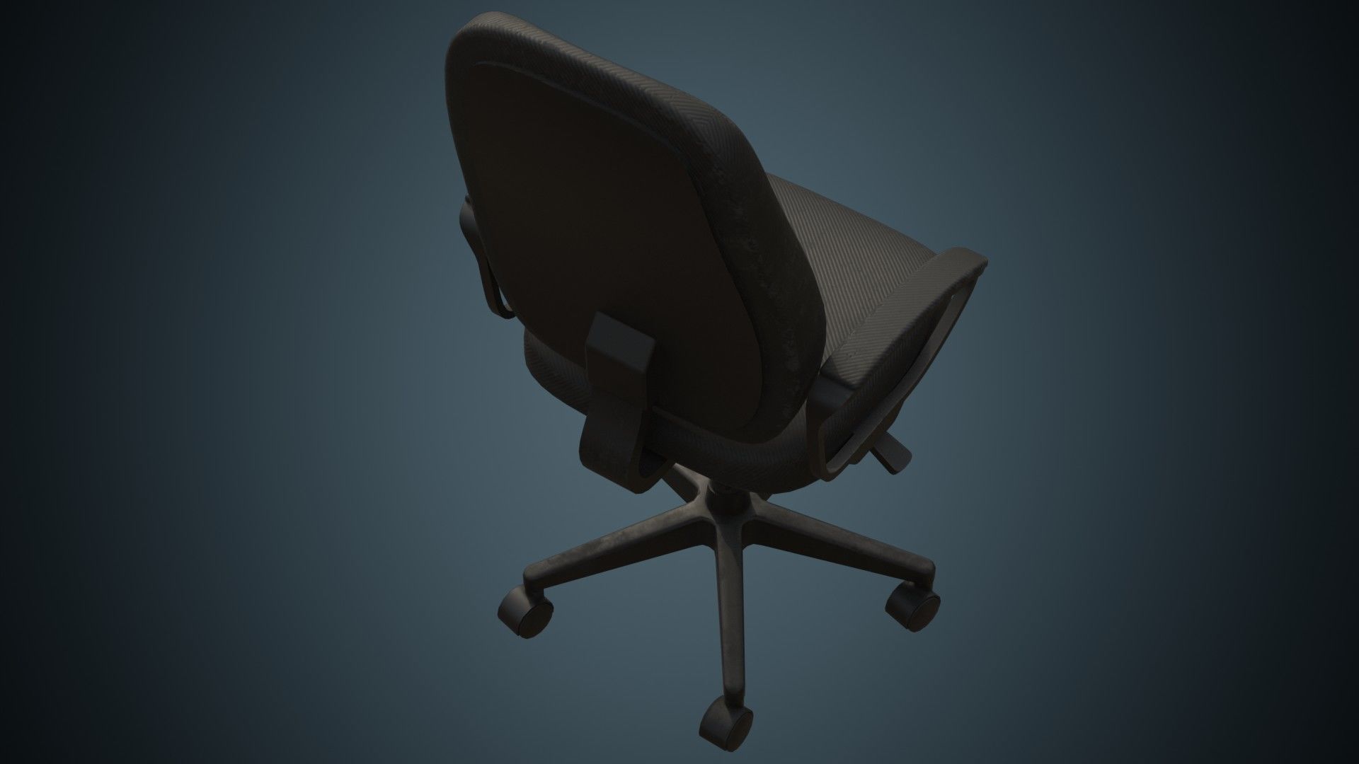 Office Chair 2B Low-poly 3D model_5