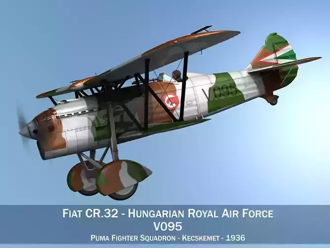 Fiat CR 32 - Hungarian Royal Air Force - V095