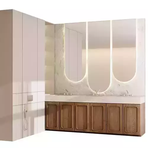 Bathroom furniture by Fauset Bathroom Mina set 99